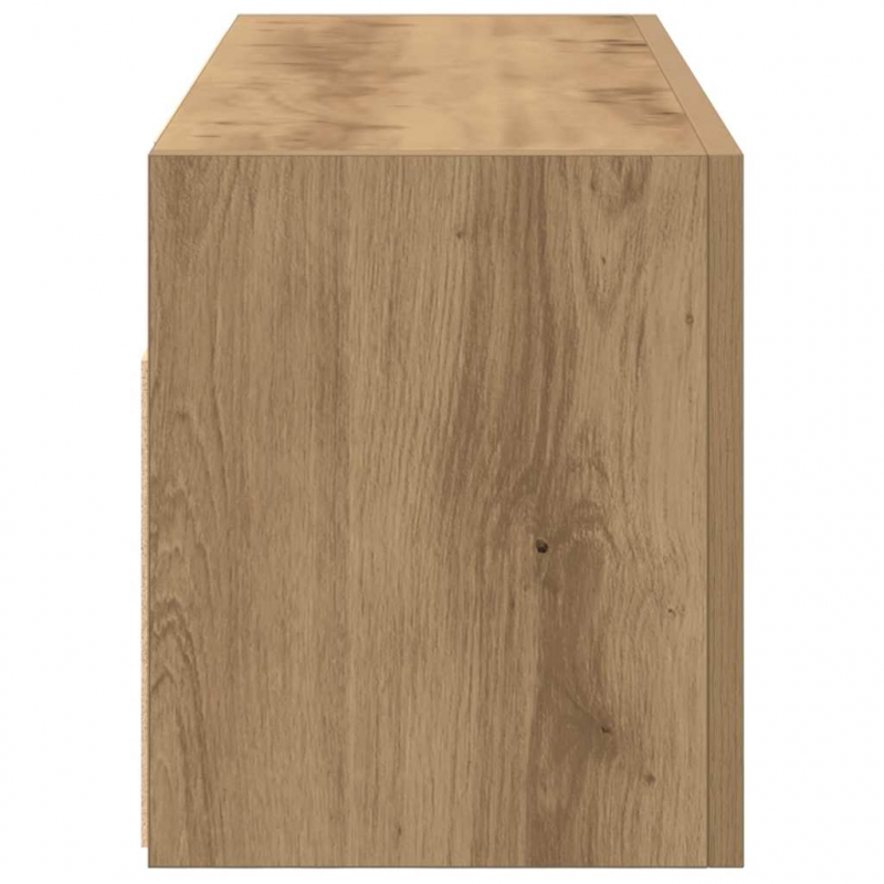 Bad-Wandschrank Artisan-Eiche 80x25x30 cm Holzwerkstoff