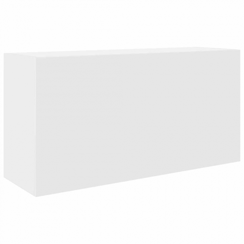 Bad-Wandschrank Weiß 80x25x40 cm Holzwerkstoff