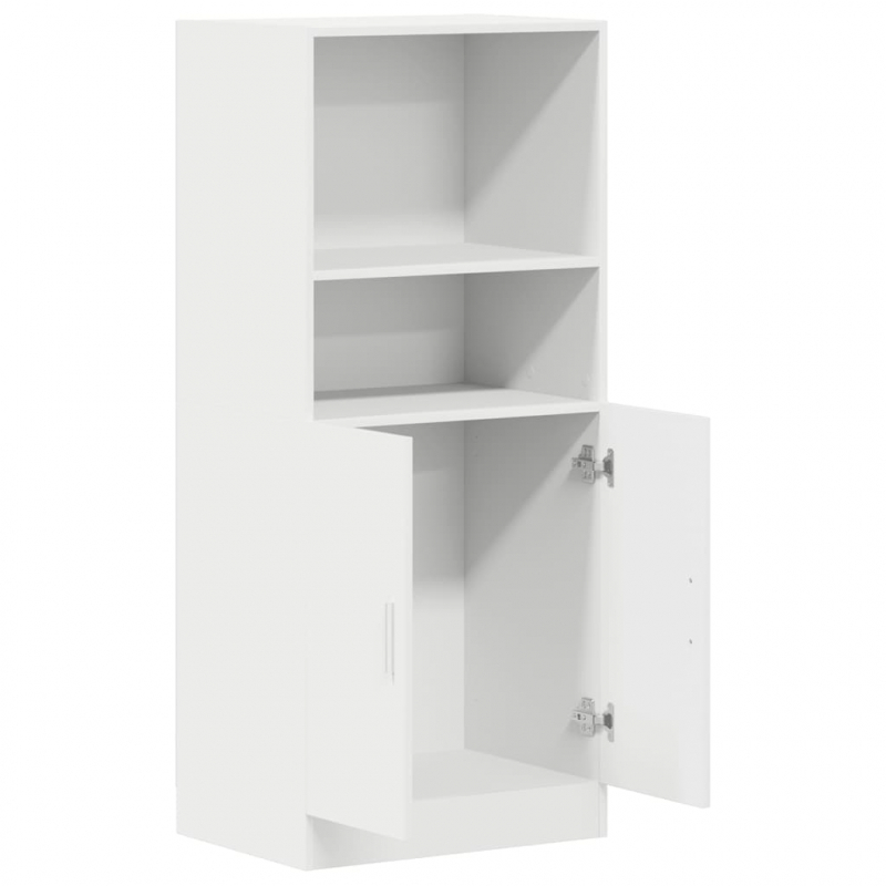 Küchenschrank Weiß 57x41,5x131,5 cm Holzwerkstoff