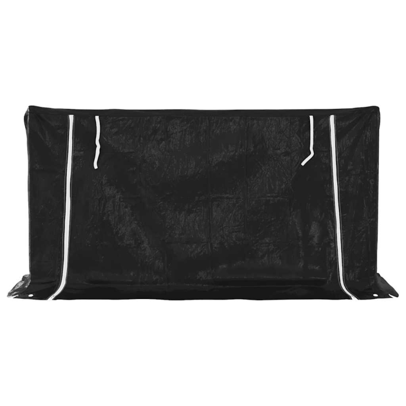 Brennholzregal mit Regenschutz 200,5x60,5x110,5 cm