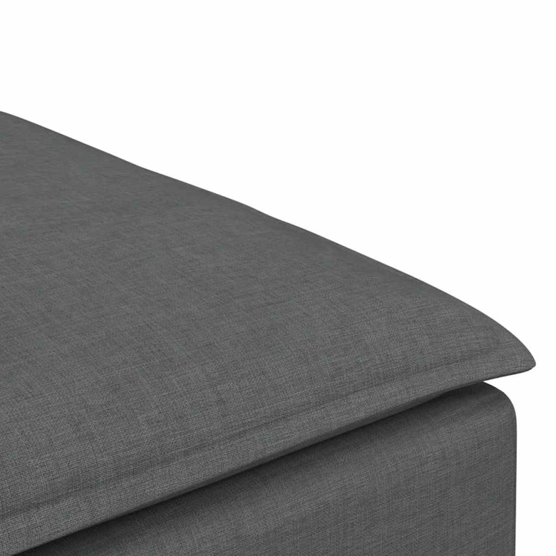 Modulares Sofa Fußhocker-Modul Dunkelgrau 100x100x48 cm
