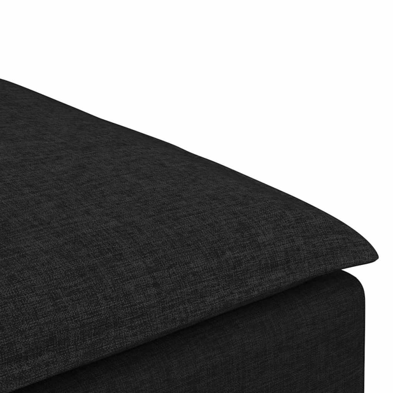Modulares Sofa Fußhocker-Modul Schwarz 100x100x48 cm