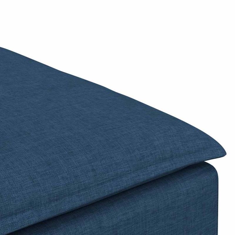 Modulares Sofa Fußhocker-Modul Blau 100x100x48 cm