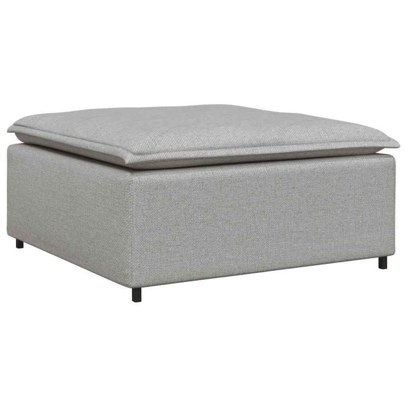 Modulares Sofa Fußhocker-Modul Wolkengrau 100x100x48 cm