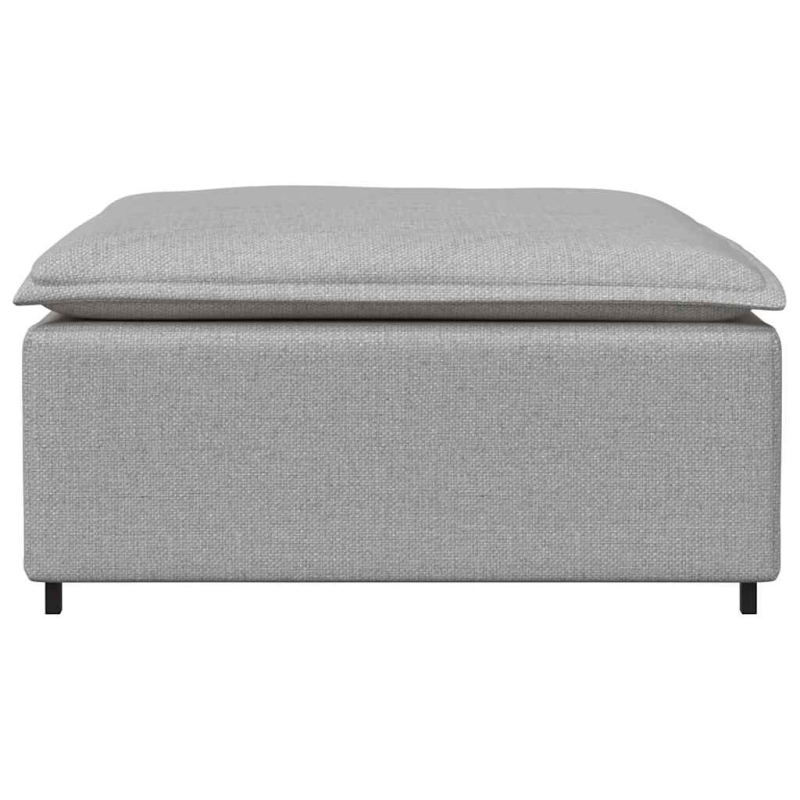 Modulares Sofa Fußhocker-Modul Wolkengrau 100x100x48 cm