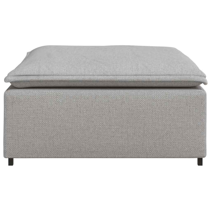 Modulares Sofa Fußhocker-Modul Wolkengrau 100x100x48 cm