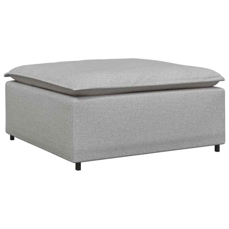 Modulares Sofa Fußhocker-Modul Wolkengrau 100x100x48 cm