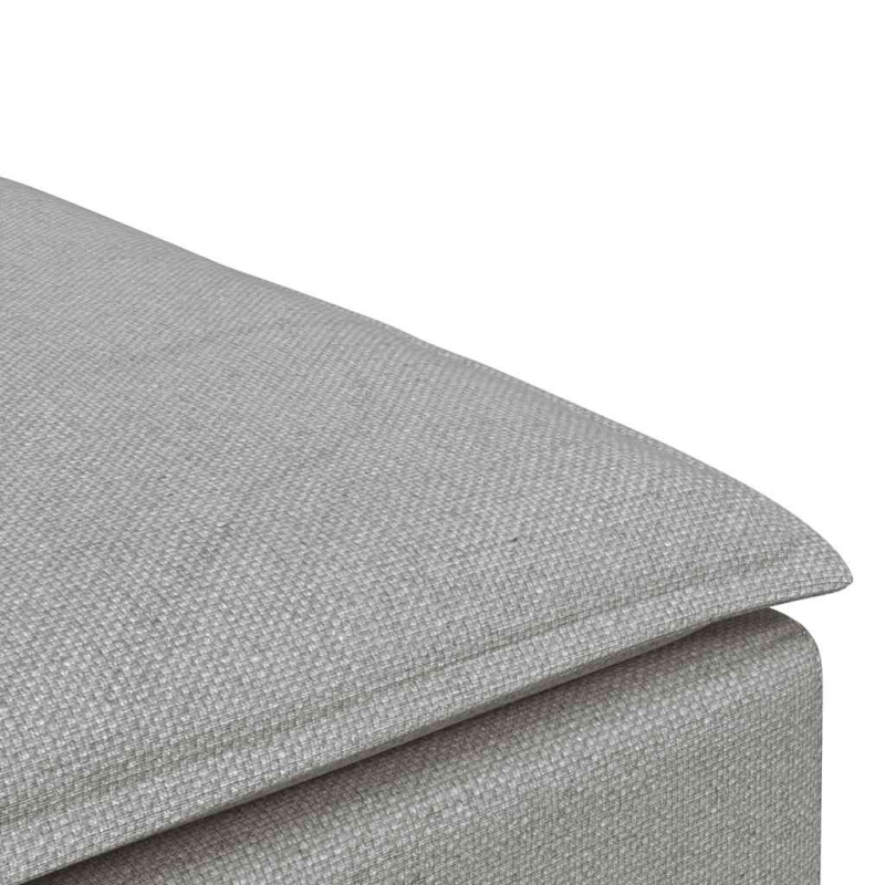 Modulares Sofa Fußhocker-Modul Wolkengrau 100x100x48 cm