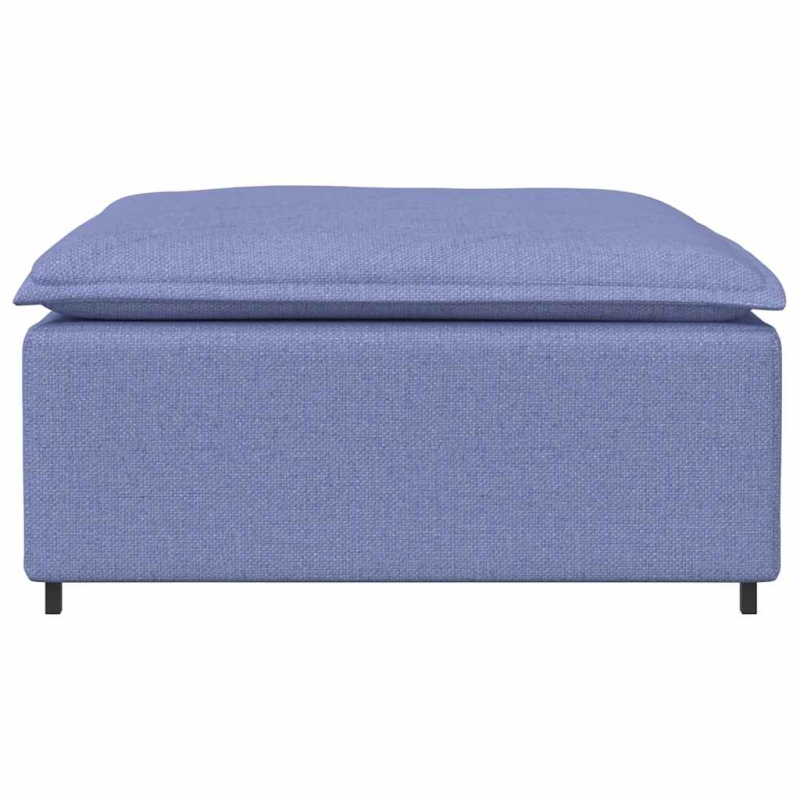 Modulares Sofa Fußhocker-Modul Jeansblau 100x100x48 cm