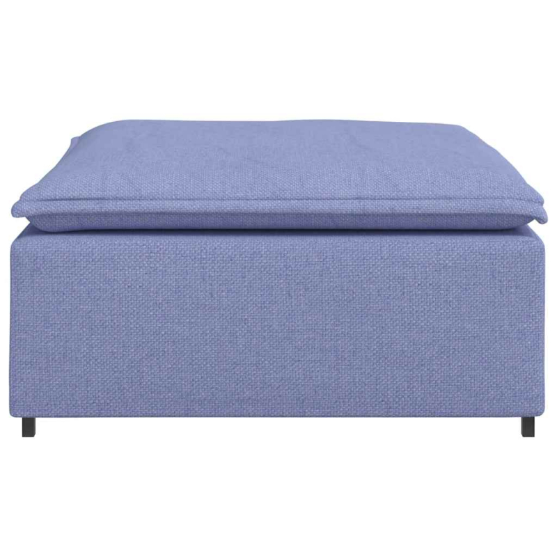 Modulares Sofa Fußhocker-Modul Jeansblau 100x100x48 cm