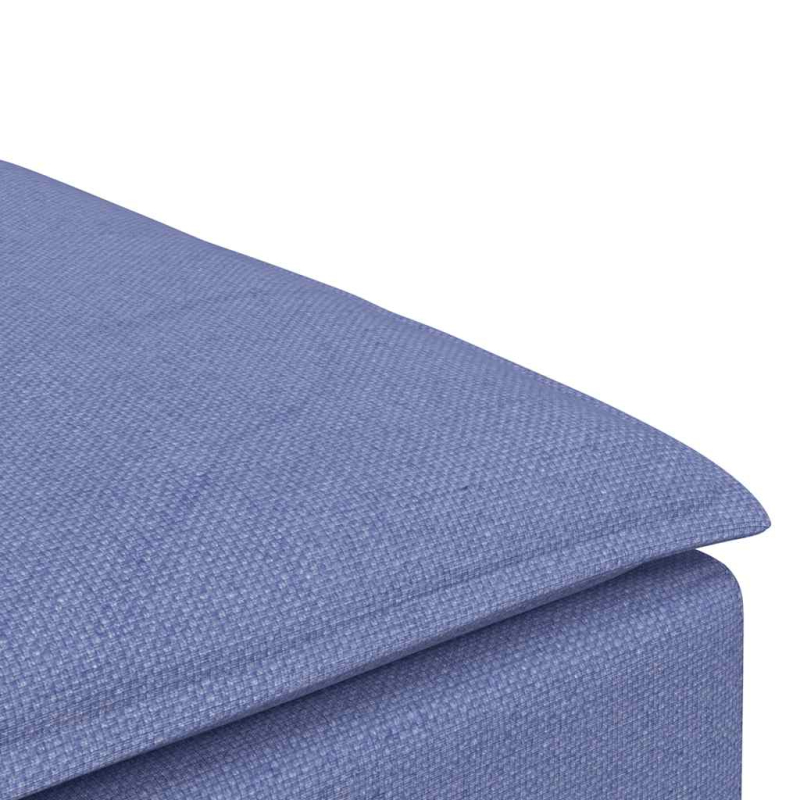 Modulares Sofa Fußhocker-Modul Jeansblau 100x100x48 cm