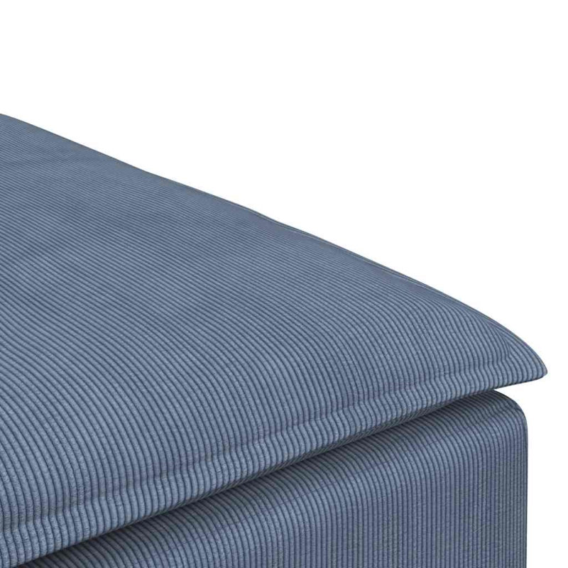 Modulares Sofa Fußhocker-Modul Blau 100x100x48 cm