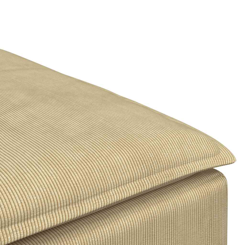 Modulares Sofa Fußhocker-Modul Hellgrün Grau 100x100x48 cm