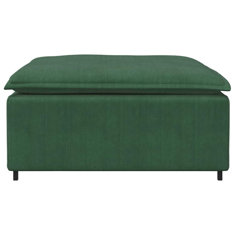 Modulares Sofa Fußhocker-Modul Dschungelgrün 100x100x48 cm