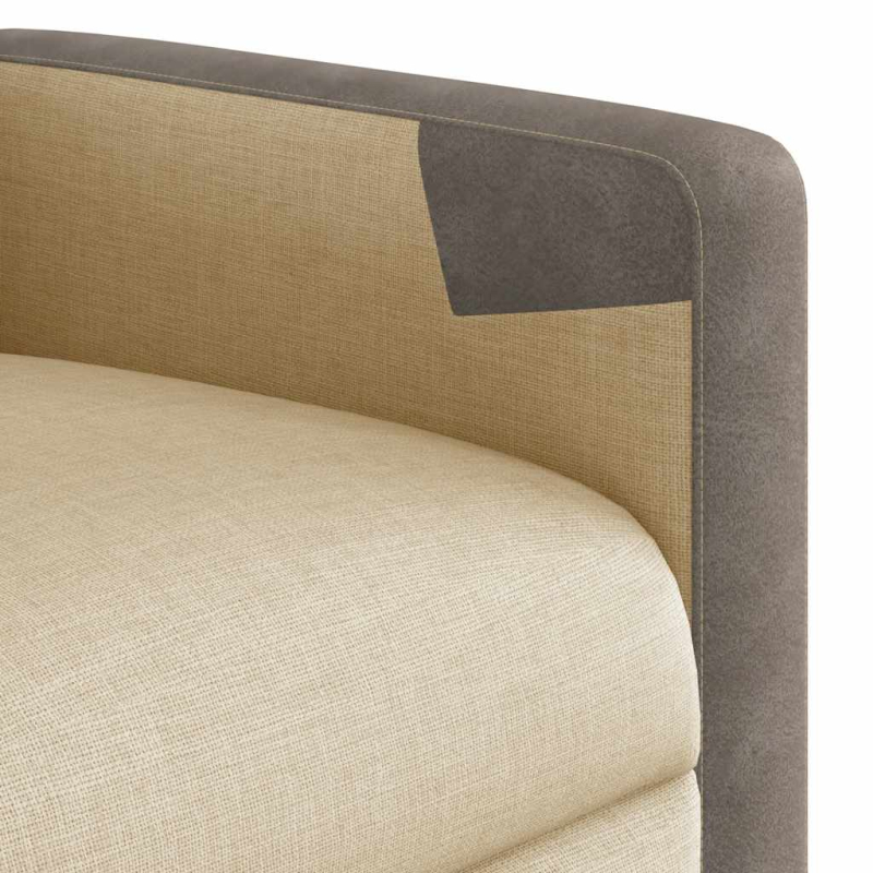 Relaxsessel Creme Stoff