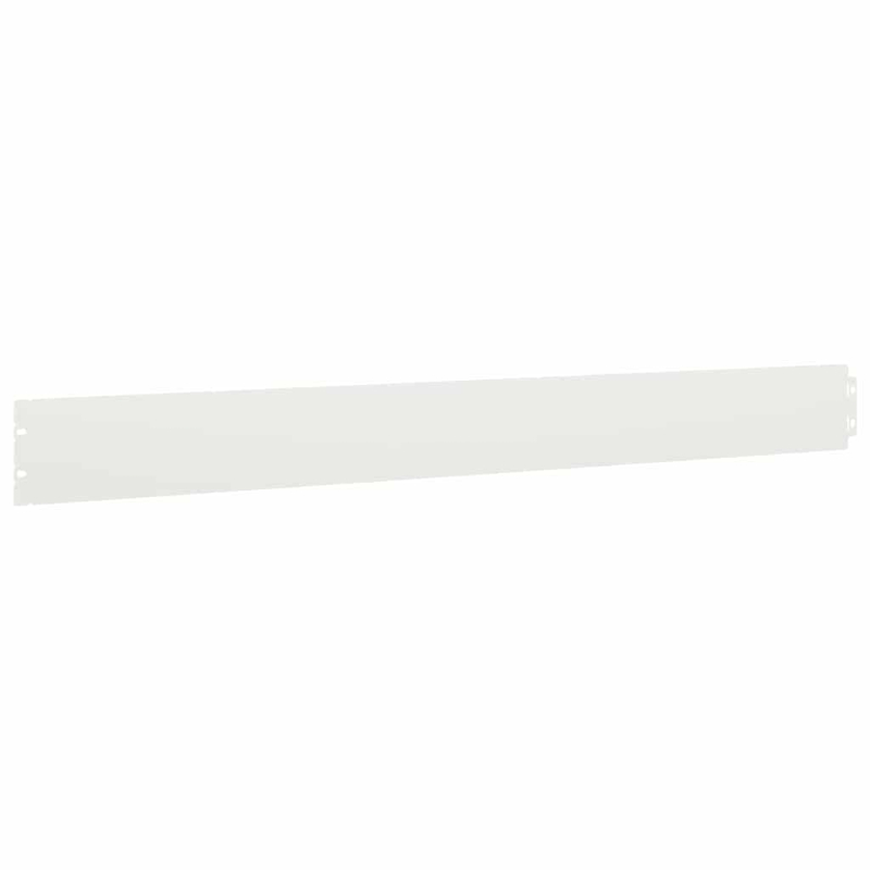 Rasenkanten 10 Stk. Weiß 10x103 cm Kaltgewalzter Stahl