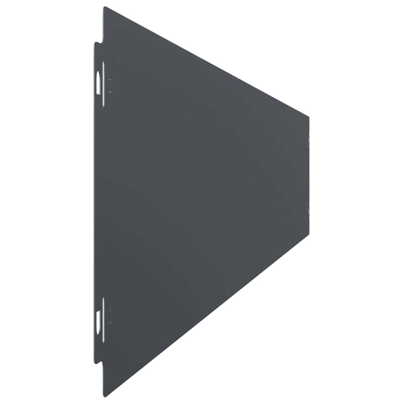 Rasenkanten 10 Stk. Anthrazit 15x103 cm Kaltgewalzter Stahl
