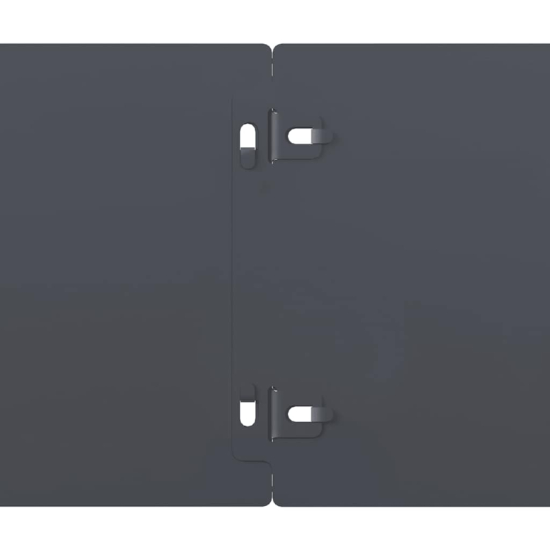 Rasenkanten 10 Stk. Anthrazit 15x103 cm Kaltgewalzter Stahl