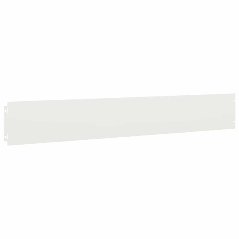 Rasenkanten 50 Stk. Weiß 15x103 cm Kaltgewalzter Stahl