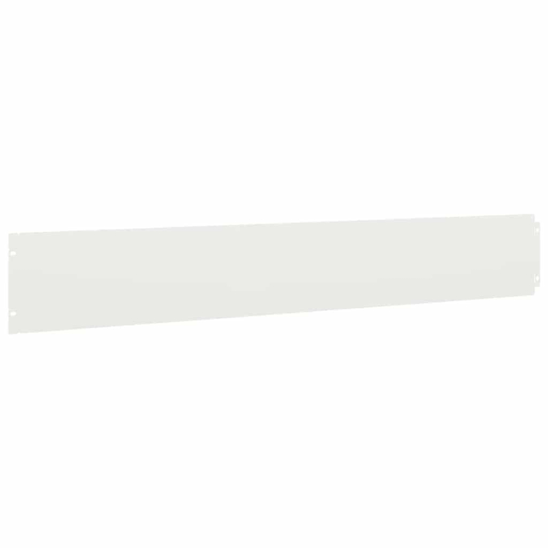 Rasenkanten 50 Stk. Weiß 15x103 cm Kaltgewalzter Stahl