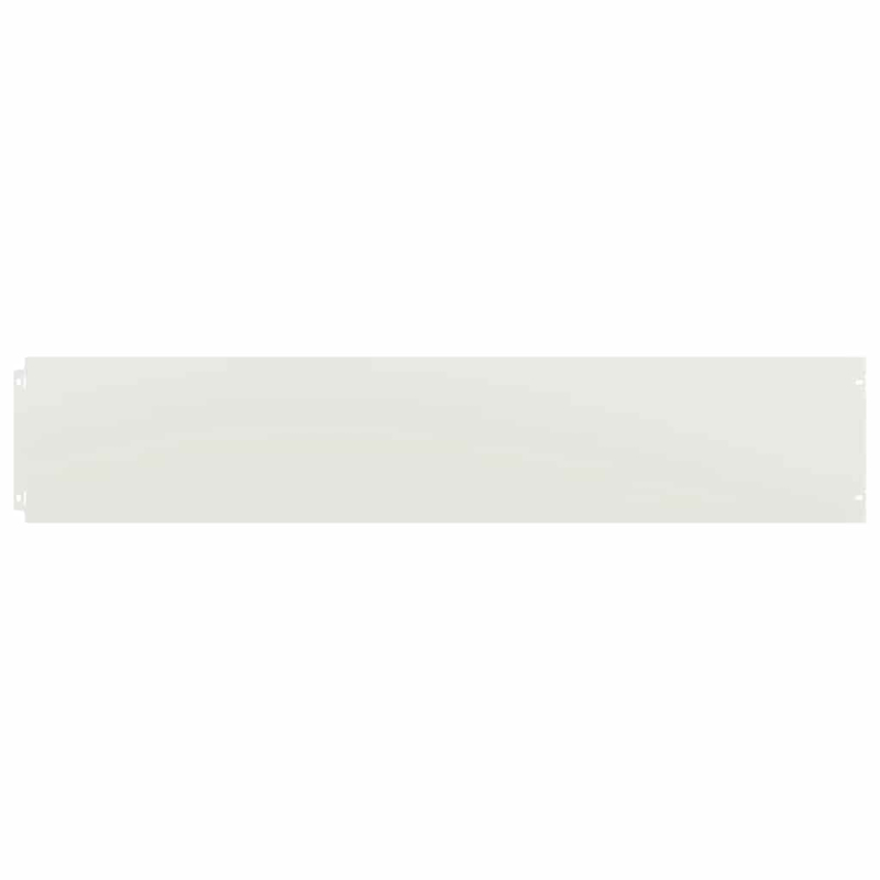 Rasenkanten 30 Stk. Weiß 20x103 cm Kaltgewalzter Stahl