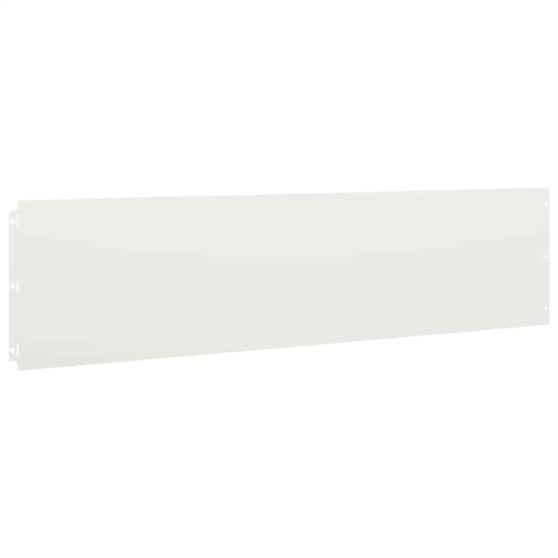 Rasenkanten 10 Stk. Weiß 25x103 cm Kaltgewalzter Stahl
