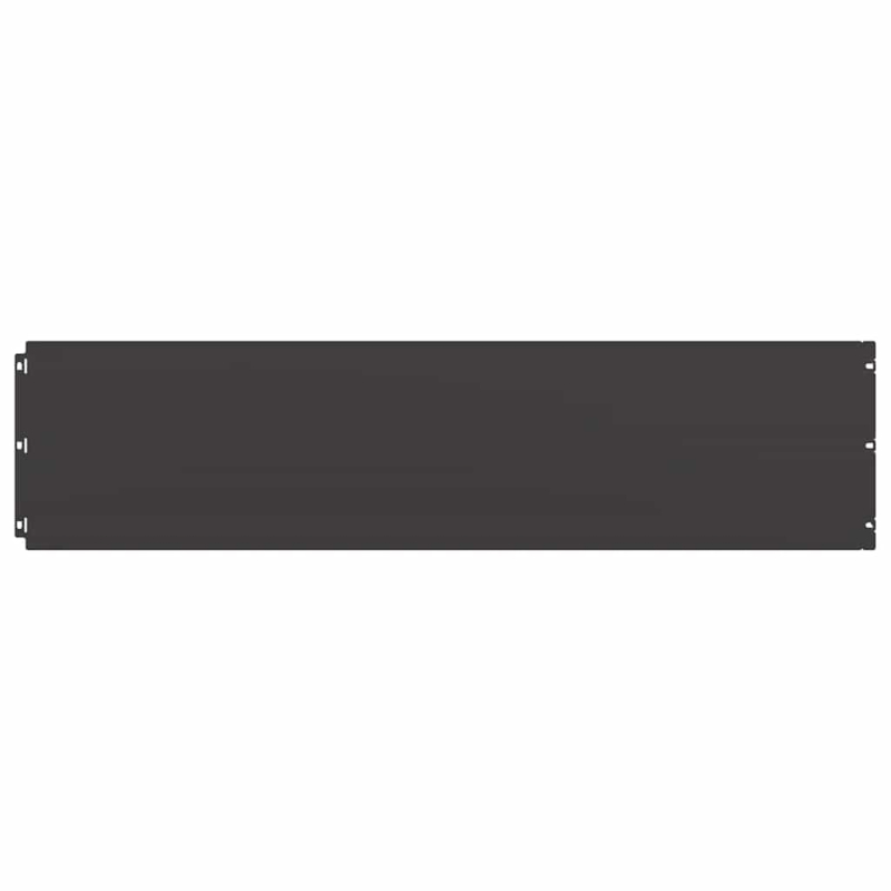 Rasenkanten 20 Stk. Schwarz 25x103 cm Kaltgewalzter Stahl