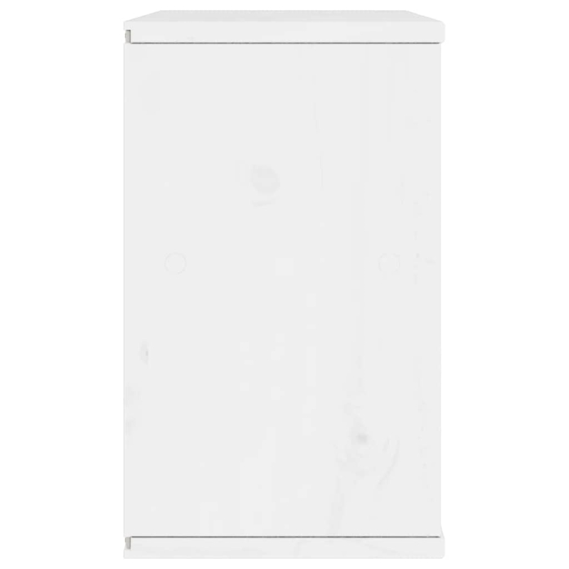 TV-Schrank ODDA Weiß 79x24x40 cm Massivholz Kiefer