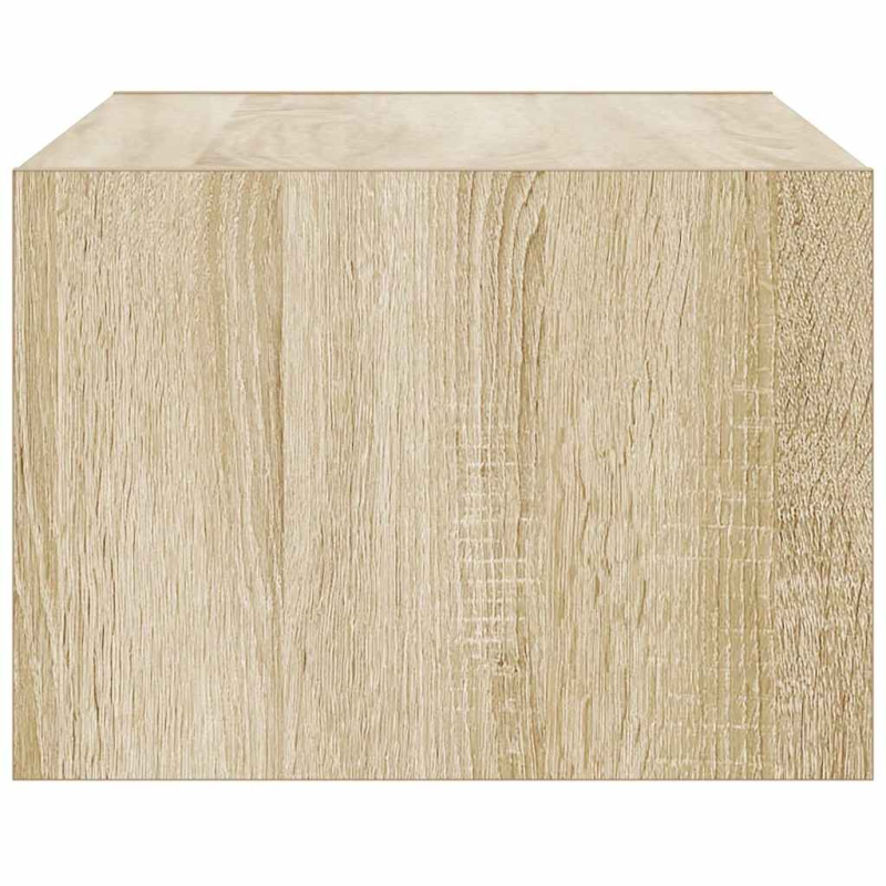 TV-Schrank mit LED-Leuchten Sonoma-Eiche 75x35,5x25 cm