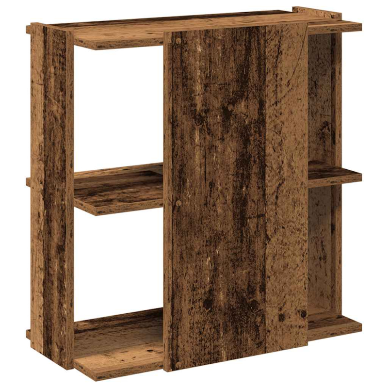 Bücherregal 3 Böden Altholz-Optik 60x30x60 cm Holzwerkstoff