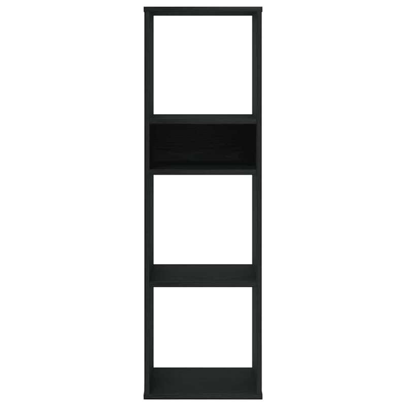 Bücherregal Schwarz 34x31x112 cm Holzwerkstoff