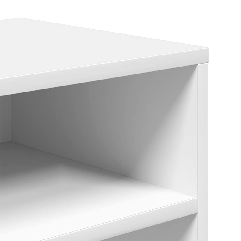 Bücherregal Weiß 66x31x80 cm Holzwerkstoff