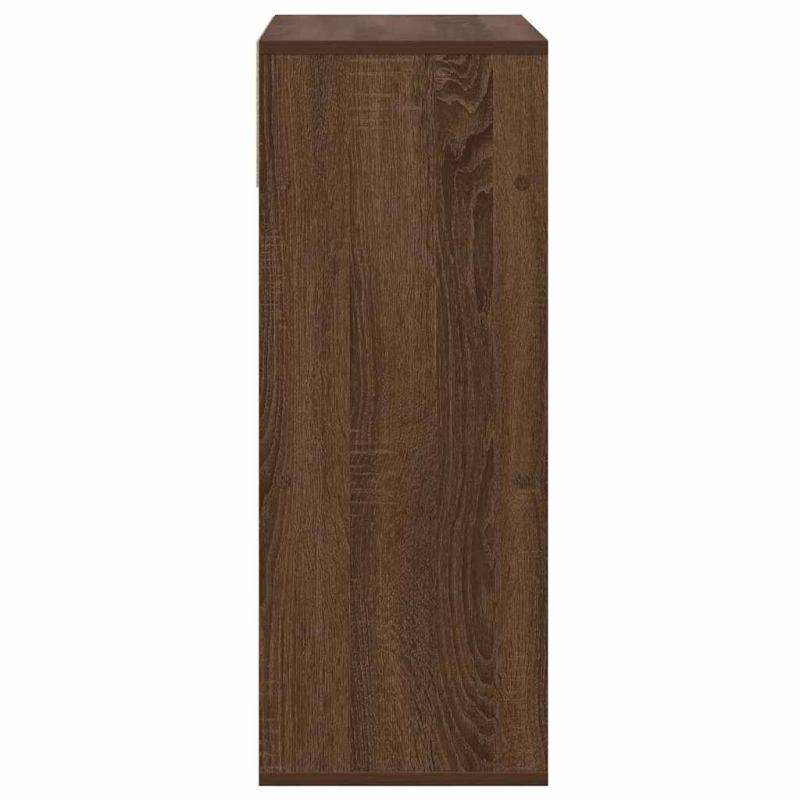 Bücherregal Braun Eichen-Optik 66x31x80 cm Holzwerkstoff