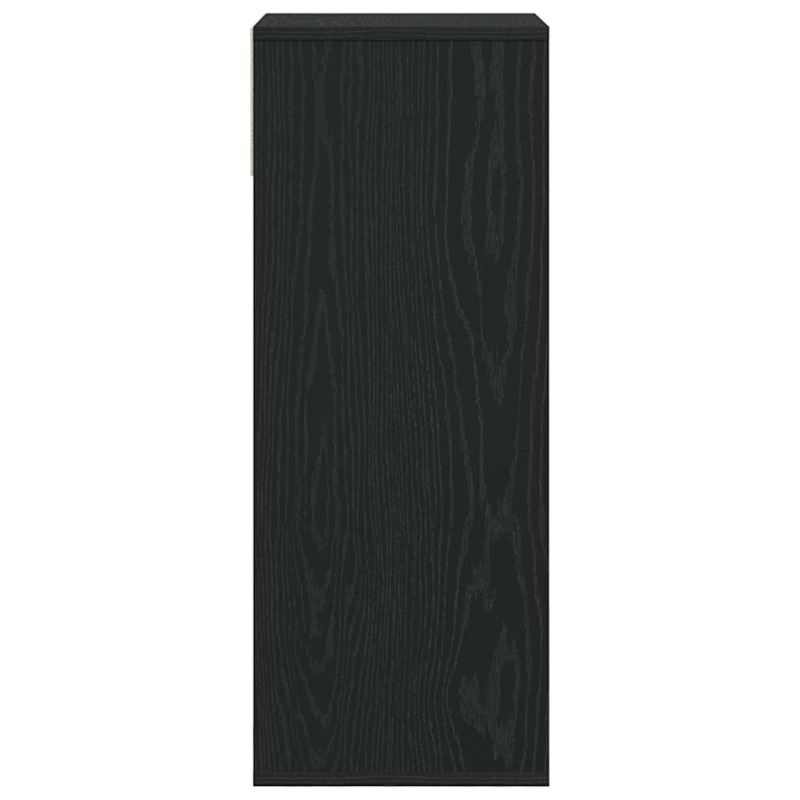 Bücherregal Schwarz 34x31x80 cm Holzwerkstoff