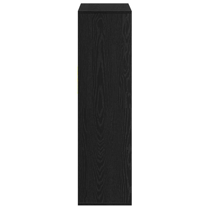 Bücherregal Schwarz 66x31x112 cm Holzwerkstoff