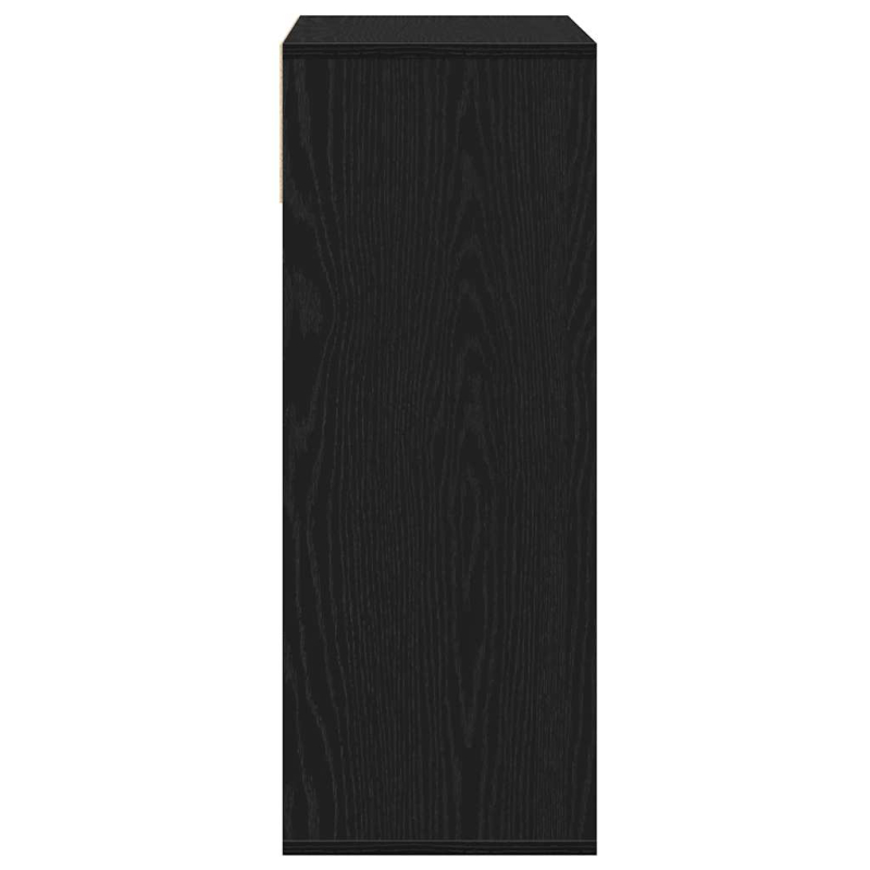 Bücherregal Schwarz 66x31x80 cm Holzwerkstoff