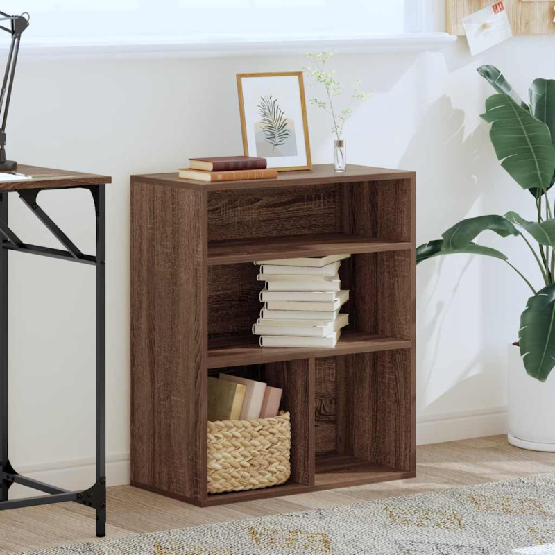 Bücherregal Braun Eichen-Optik 60x30x71,5 cm Holzwerkstoff