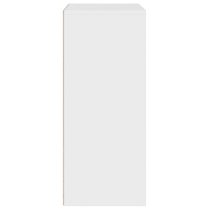 Bücherregal Weiß 60x30x71,5 cm Holzwerkstoff