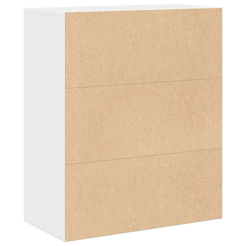 Bücherregal Weiß 60x30x71,5 cm Holzwerkstoff