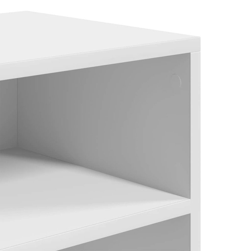 Bücherregal Weiß 60x30x71,5 cm Holzwerkstoff