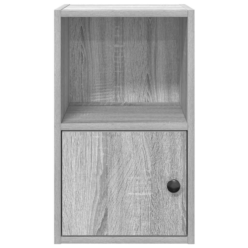 Bücherregal Grau Sonoma 31x24x52 cm Holzwerkstoff