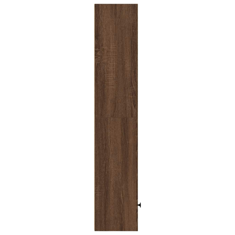 Bücherregal Braun Eichen-Optik 31x24x127 cm Holzwerkstoff
