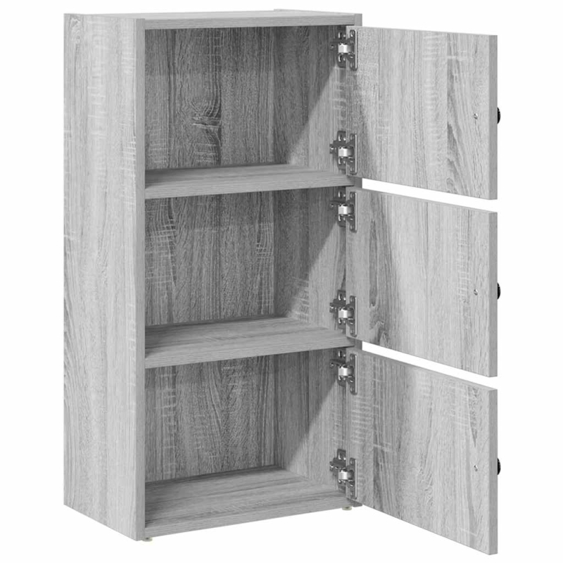 Bücherregal Grau Sonoma 40x24x77 cm Holzwerkstoff