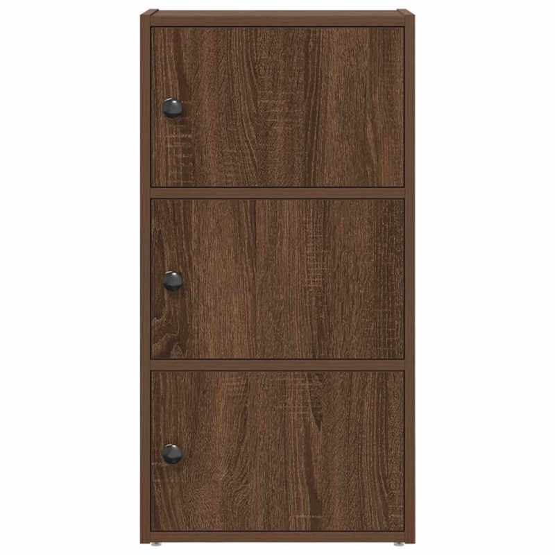Bücherregal Braun Eichen-Optik 40x24x77 cm Holzwerkstoff