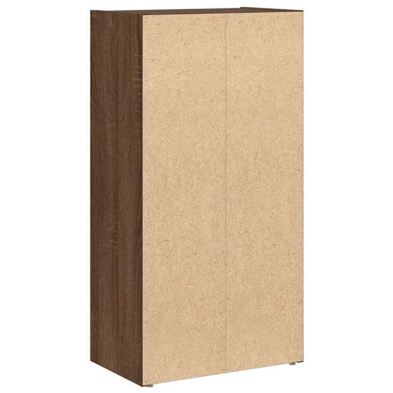 Bücherregal Braun Eichen-Optik 40x24x77 cm Holzwerkstoff