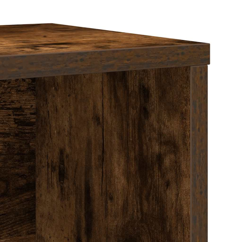 Bücherregal Räuchereiche 60x24x76,5 cm Holzwerkstoff