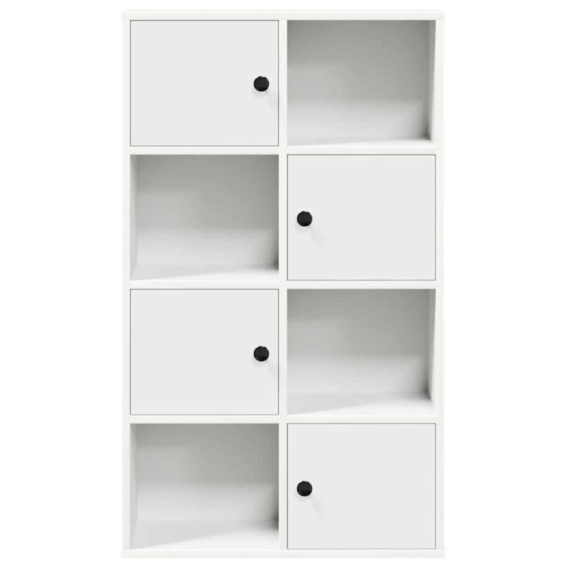 Bücherregal Weiß 60x24x101,5 cm Holzwerkstoff