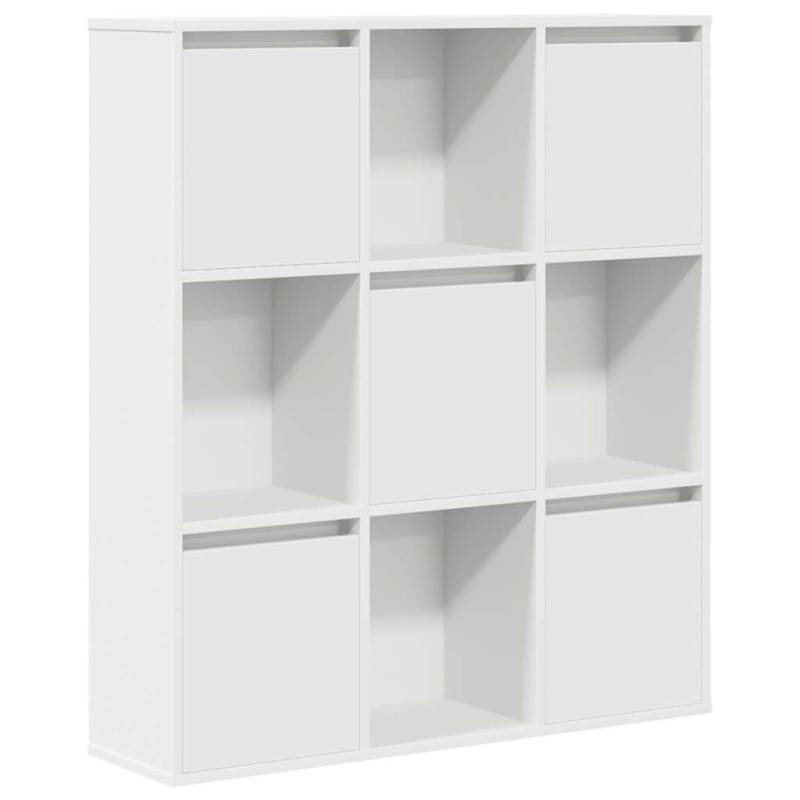 Bücherregal Weiß 89x24x101,5 cm Holzwerkstoff