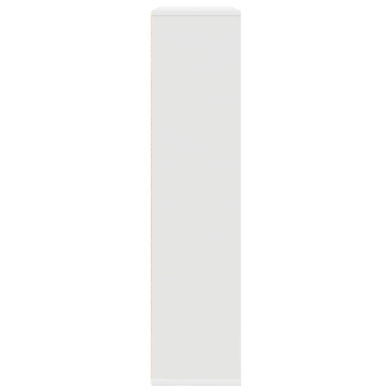 Bücherregal Weiß 89x24x101,5 cm Holzwerkstoff