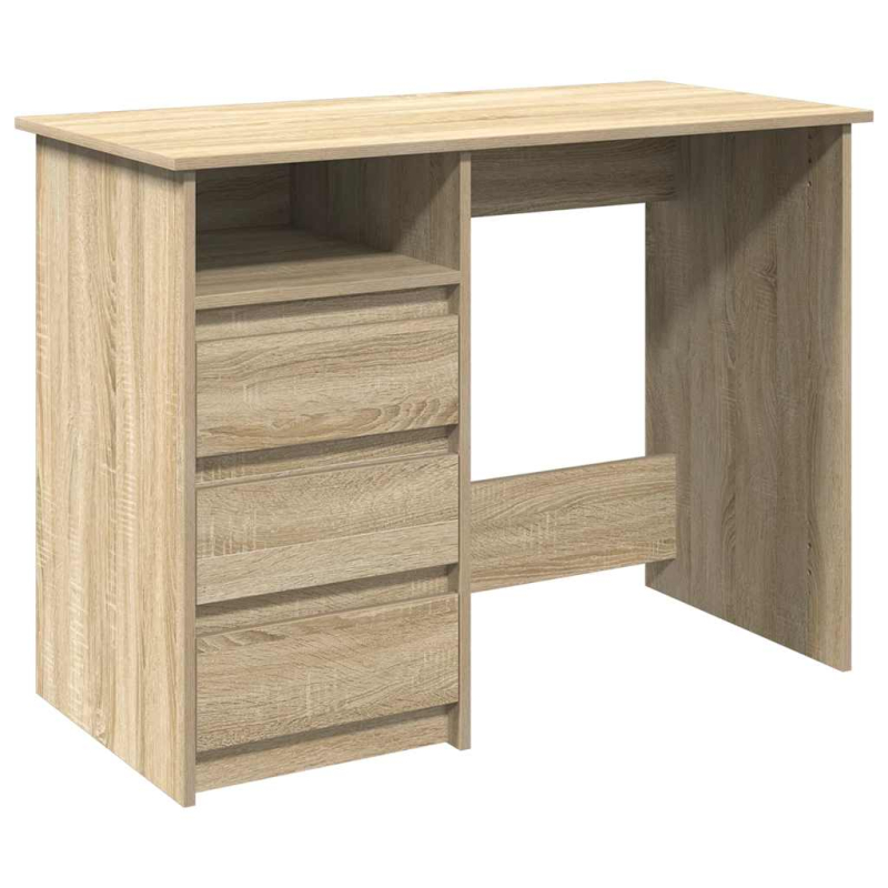 Schreibtisch Sonoma-Eiche 102x50x75 cm Holzwerkstoff